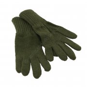 Belgium knitted gloves Green