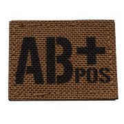 Patch blood type AB+ Coyote