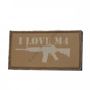 Patch I LOVE M4 Coyote