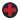 Patch ring red cross black base