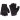 Army fingerless gloves Black XXL