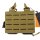 Conquer MOLLE open magazine pouch 2x M4 Coyote Brown