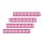 G&G RIS ladder rail panel 4 pcs set Pink