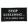 Patch Stop Screaming Black