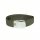 Belt with silver buckle 3cm Green